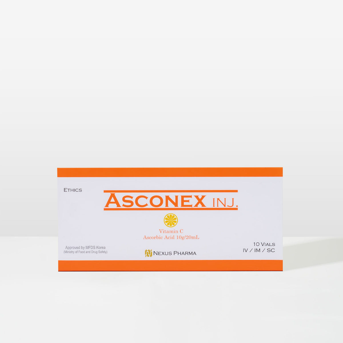 Asconex Injection Vitamin C Solution Ultimate High-Dose - AJK Distributor Ltd