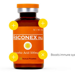 Asconex Injection Vitamin C Solution Ultimate High-Dose - AJK Distributor Ltd