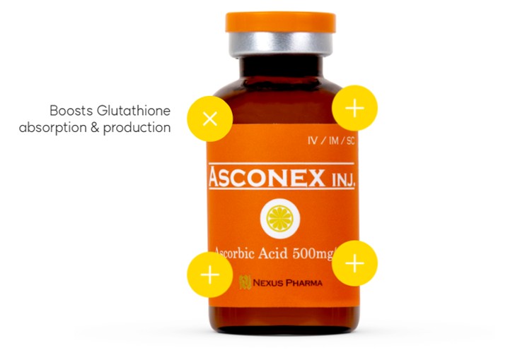 Asconex Injection Vitamin C Solution Ultimate High-Dose - AJK Distributor Ltd