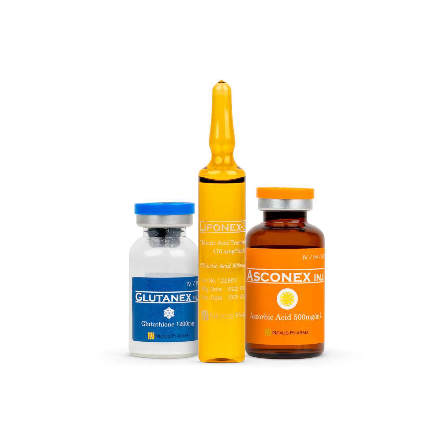 Glutanex Drip  Glutathione 1200mg Vitamin C 10g / 20mL Thioctic Acid 300mg